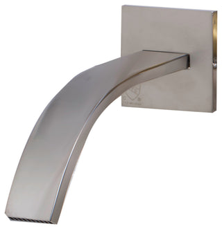 Brushed Nickel Single Lever Wallmount Bathroom Faucet