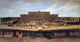 Pandolfo Reschi View of the Palazzo Pitti, 15"x30" Gallery Wrapped Canvas