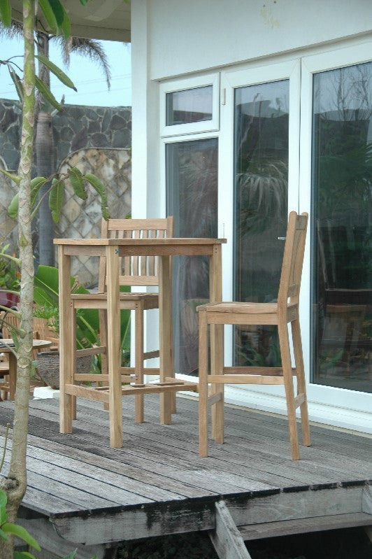 Anderson Teak Set-10 Bahama Avalon 3-Pieces Square Bar Set