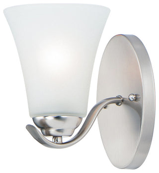 Maxim 12081FT Vital 9" Tall Bathroom Sconce - Satin Nickel