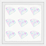 "Diamond Fantasy" Framed Painting Print, 12"x12"
