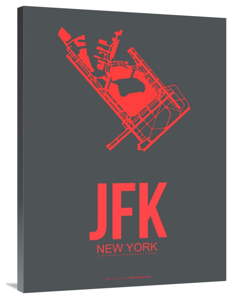 "JFK New York Poster 2" Fine Art Print