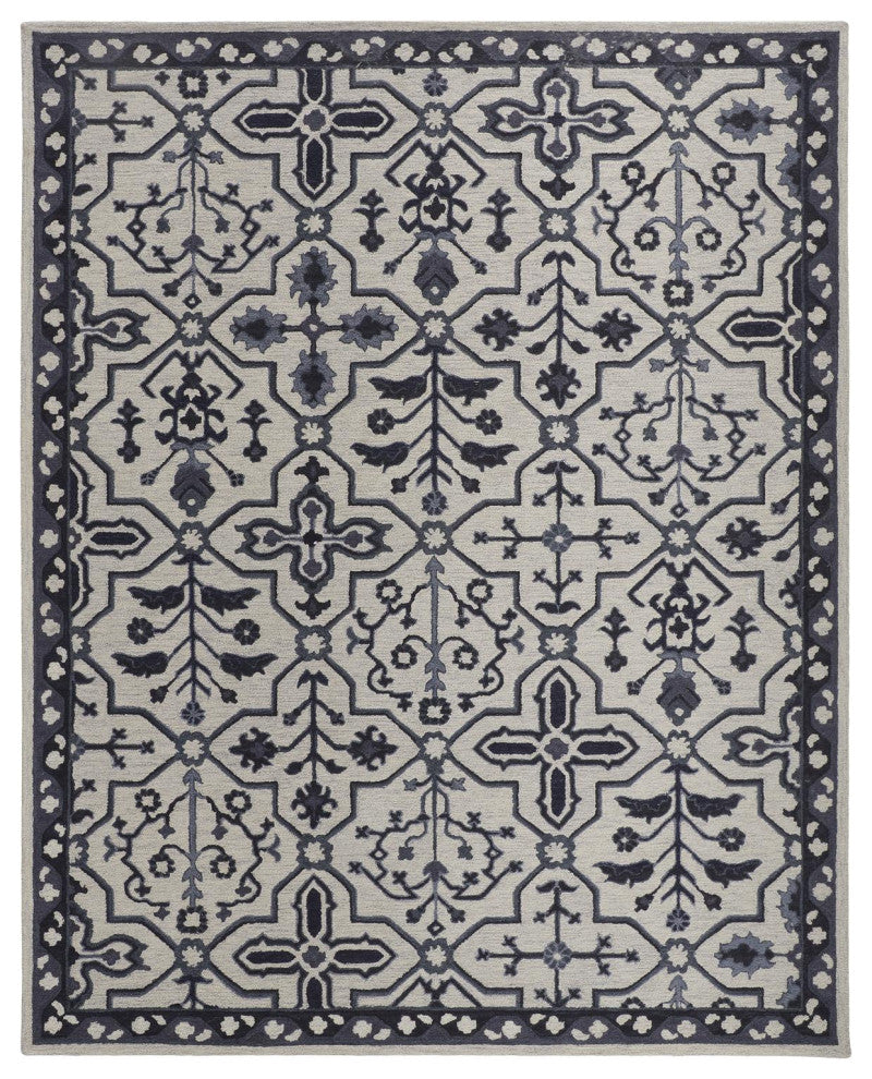 Weave & Wander Faris Charcoal 2'x3' Hand Tufted Area Rug