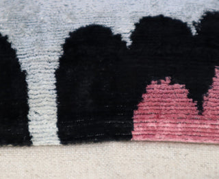 Canvello Pink Black White Pillows With Decorative Cover 16"x16"