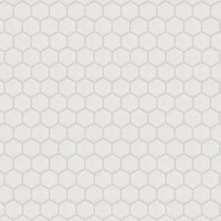 Gotham 1" Hex White Porcelain Floor and Wall Tile