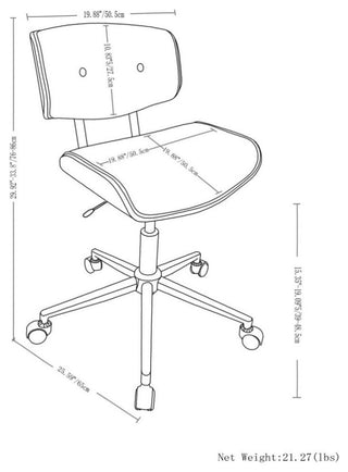 Dax Bentwood Office Chair