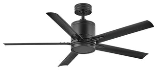 Hinkley Vail 52" LED Indoor/Outdoor Ceiling Fan, Matte Black