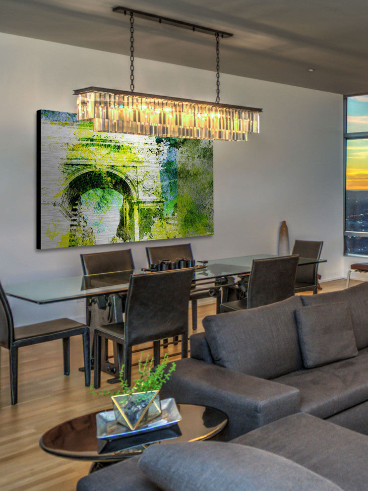 "Waverly Pl" Print on Brushed Aluminum, 60"x40"