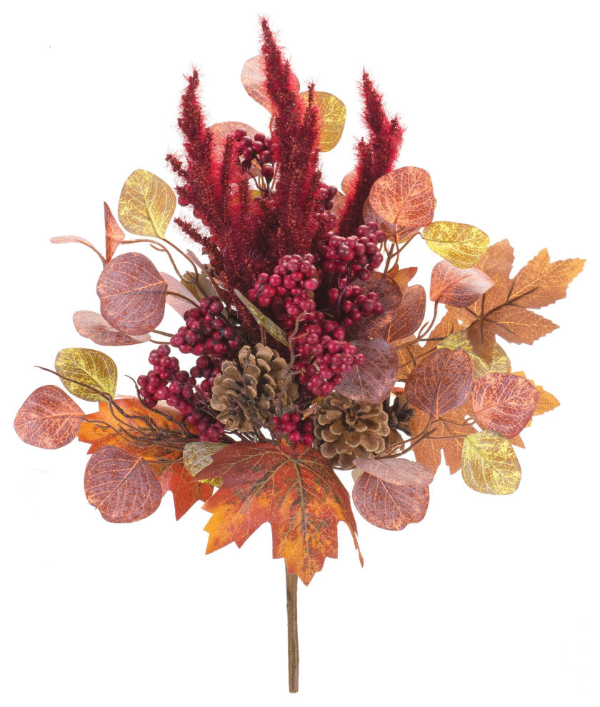 Mixed Fall Foliage Bush, Set of 2