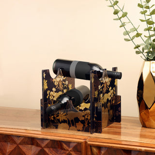 Four Bottle Acrylic Wine Rack