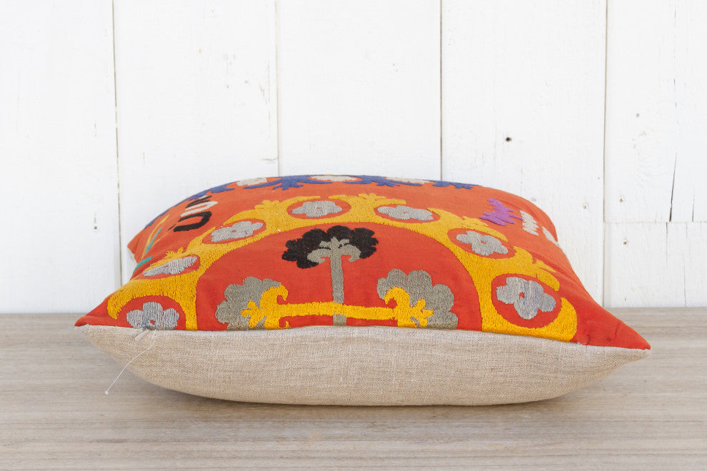 Aabroo Suzani Square Pillow