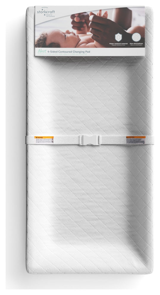 Storkcraft Nest 4-Sided Contoured Changing Pad