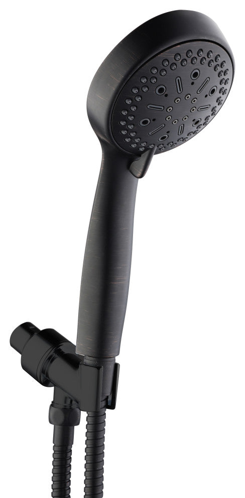 MODONA's 6 Function Massage Hand Shower Set -, Rubbed Bronze