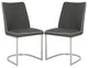 Safavieh Parkston Side Chairs, Set of 2, Dark Gray and White
