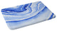 Laura Trevey Blue Lace Agate Memory Foam Bath Mat