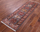1' 11" X 6' 2" Runner Hand Knotted Super Kazak Geometric Wool Rug Q10292