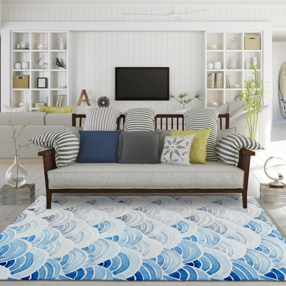 Indoor/Outdoor Seabreeze SZ5 Poolside Machine Washable 9' x 12' Rug