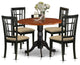 Dlni5-Bch-C, 5-Piece Kitchen Table Set, Dining Table and 4 Wood Kitchen Chairs