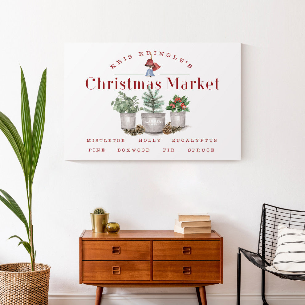 Kringle Christmas Market 36x24 Canvas Wall Art