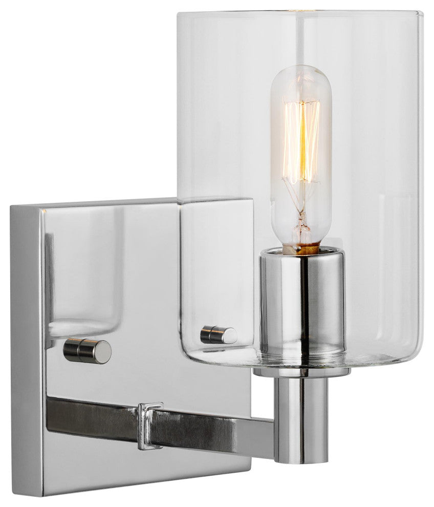 Fullton One Light Wall / Bath Sconce, Chrome