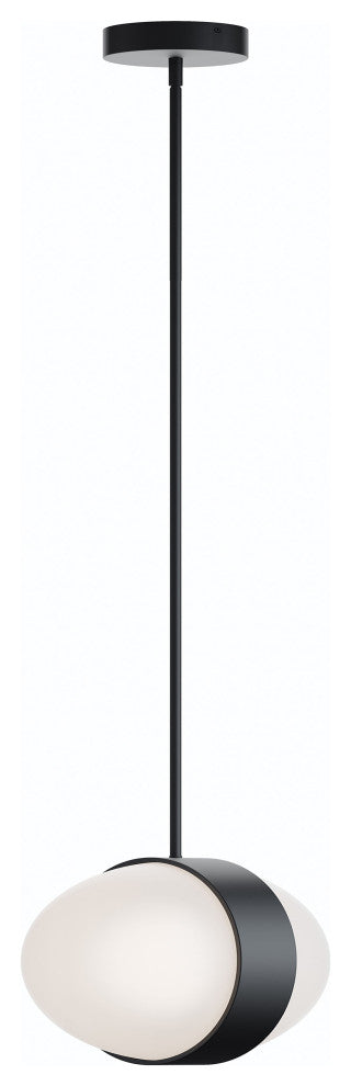 Verona Pendant, Black, 13, Led Pendant