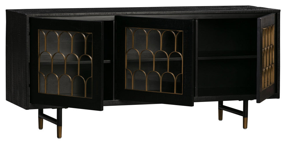Gatsby Wood Buffet - Black