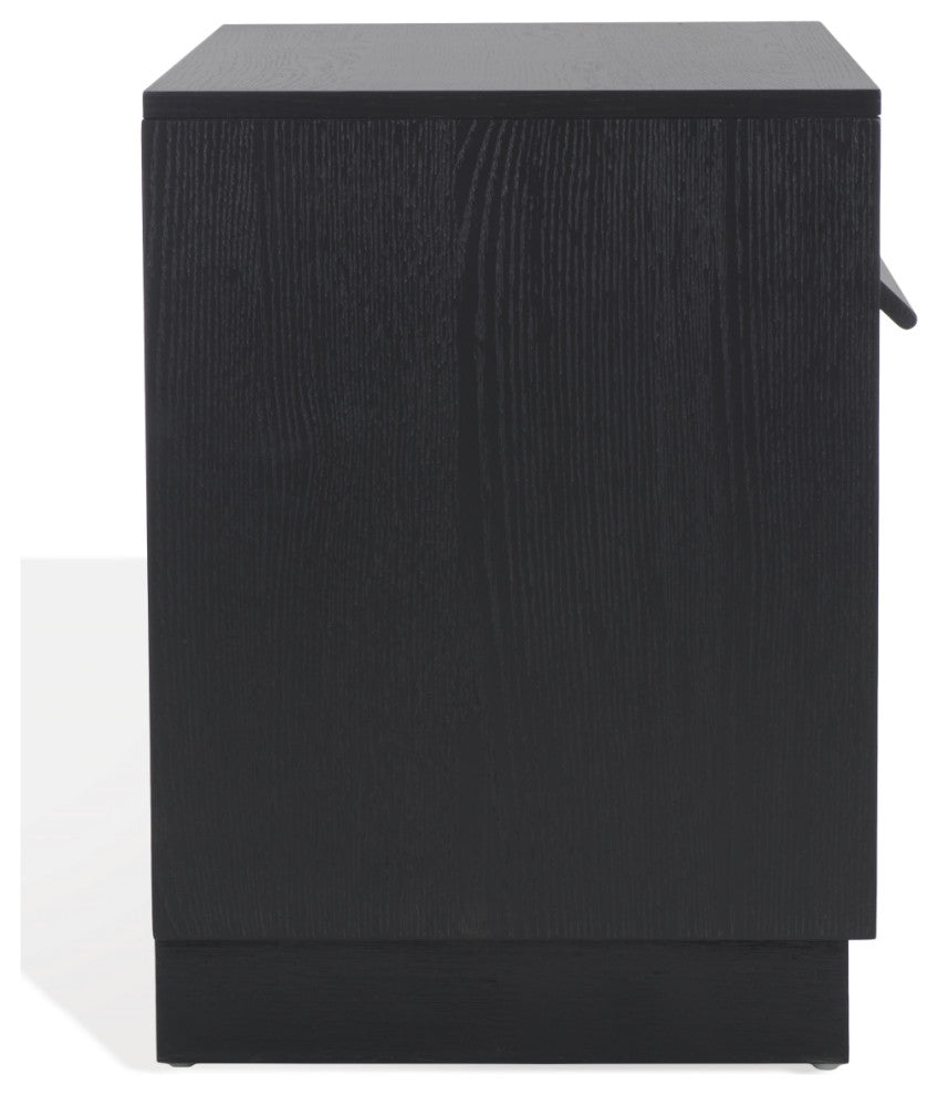 Safavieh Couture Deirdra 1 Drawer Nightstand, Black