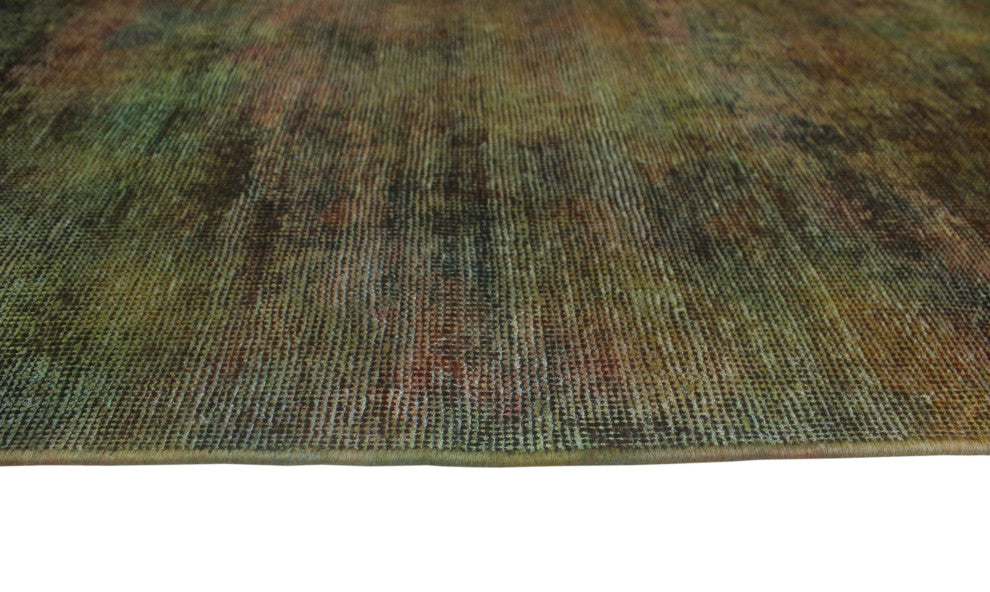 Vintage Distressed Rainbow-dyed Tomas Lt. Brown Runner