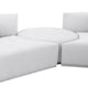 Fickle Grey Velvet 5-Piece Modular Chaise Sectional - Grey