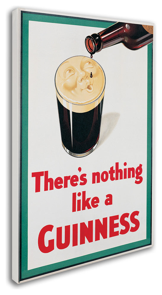 Guinness Brewery 'There's Nothing Like A Guinness I' Canvas Art, 30"x47"