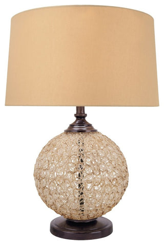 40165-11, 27" Metal and Plastic Table Lamp, Bronze