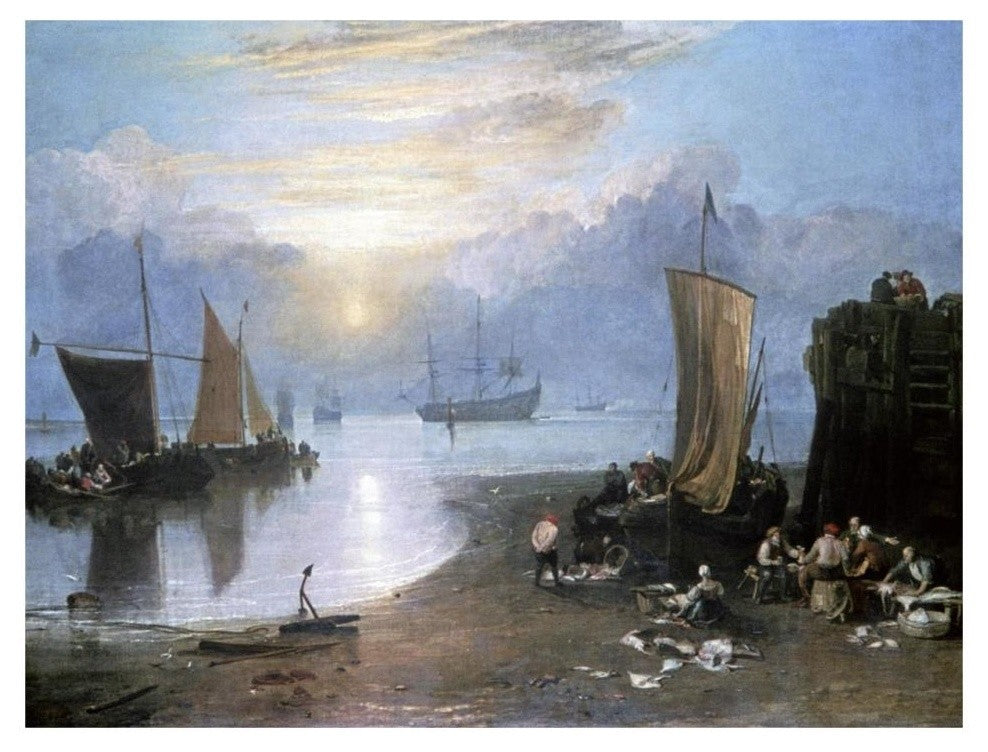 "Sun Rising Through Vapor" Digital Paper Print by Joseph M.W. Turner, 32"x25"
