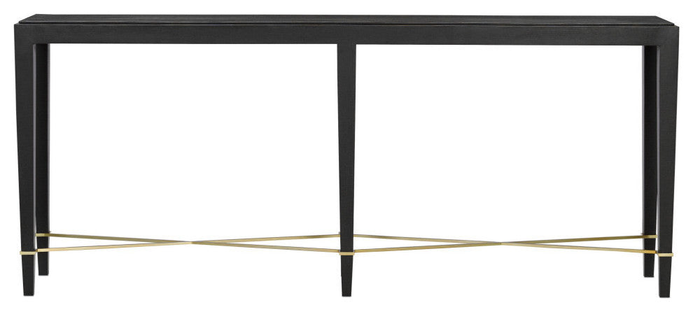 Verona Black Console Table