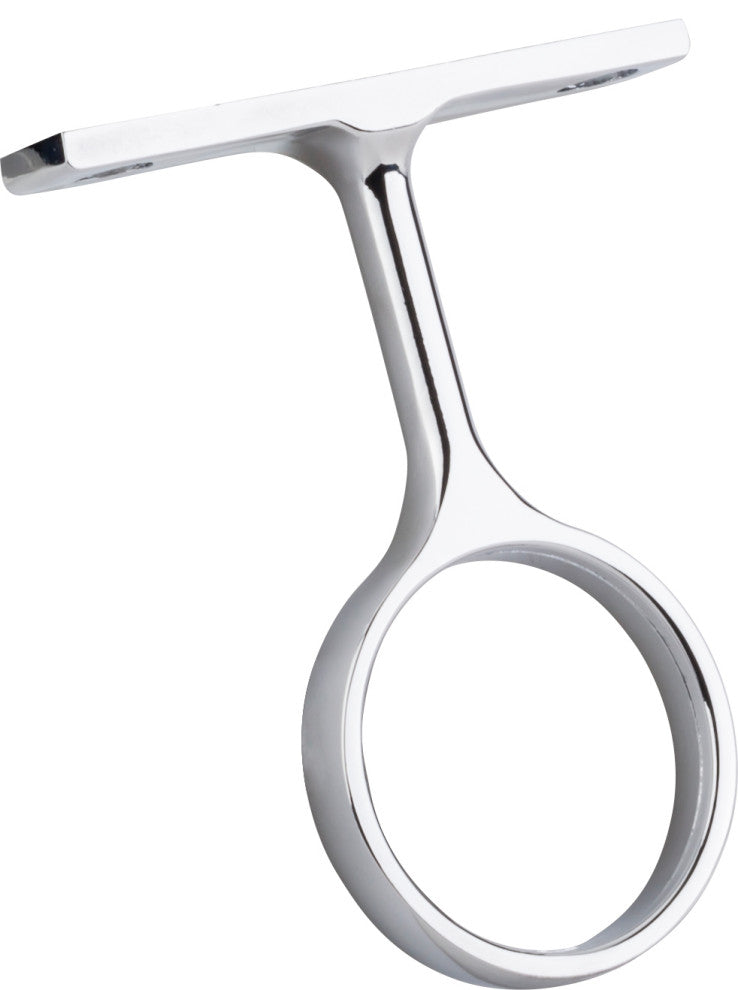 Chrome Middle Mounting Bracket for Round 1-5/16" Closet Rod