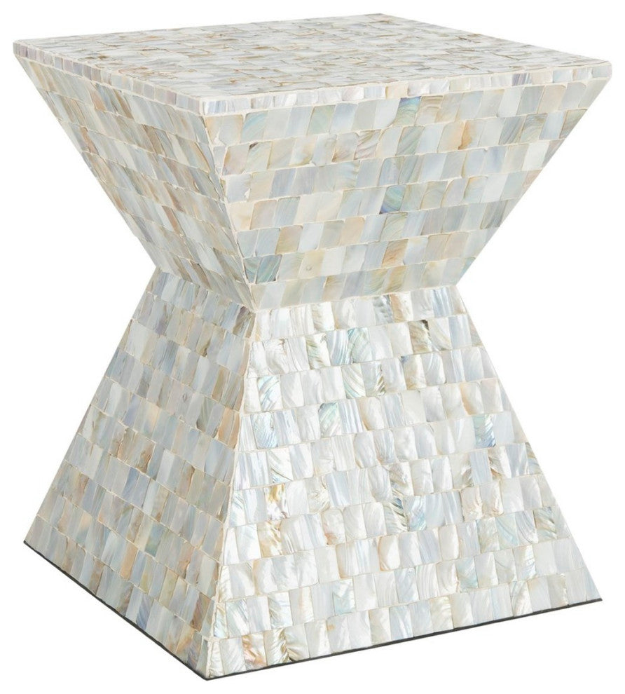 Safavieh Aquamarine Square Mosaic Stool