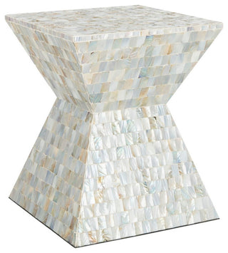 Safavieh Aquamarine Square Mosaic Stool