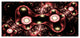 3D Surreal Brown Illustration, Large Floral Canvas Art Print, 60"x28"