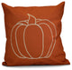 Pumpkin Pie Geometric Print Pillow, Orange, 18"x18"