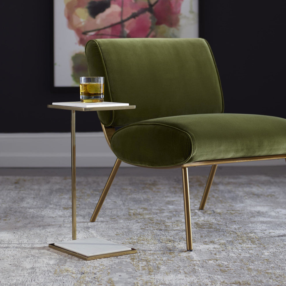 Lifestyle image showing product in a living space; entire product visible.