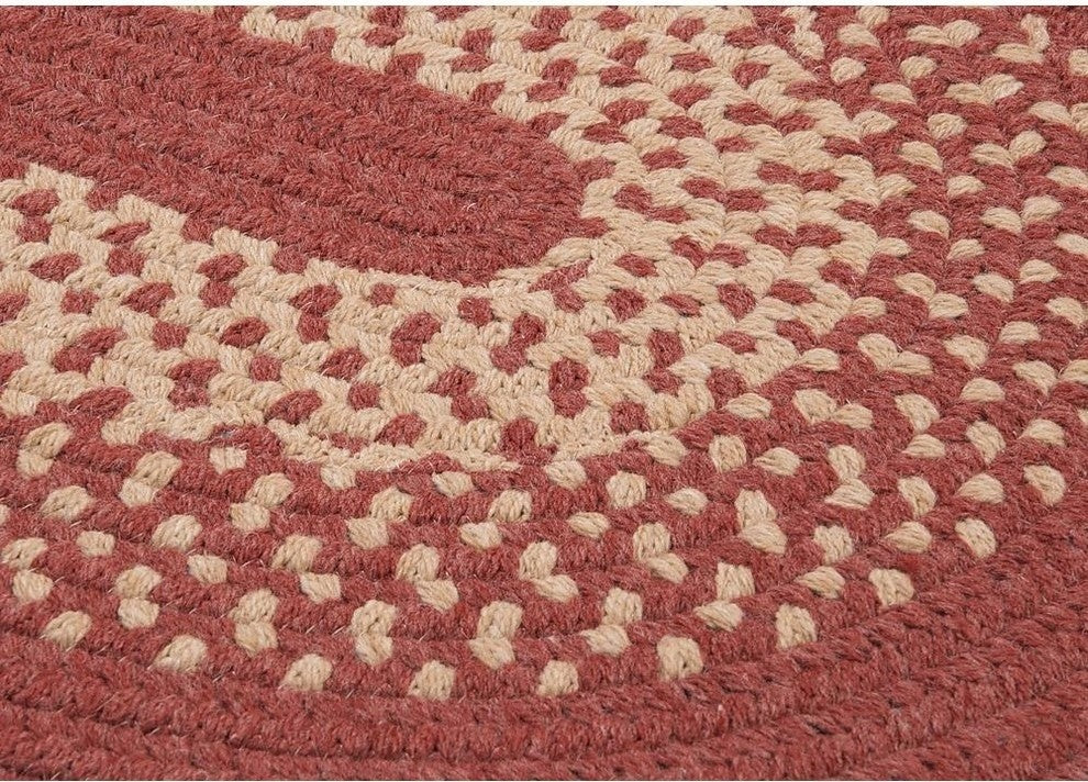 Colonial Mills Jackson JK70 Rosewood Traditional Area Rug, Round 8'x8'