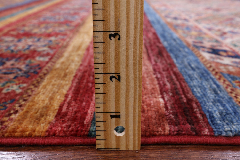 5' 6" X 7' 11" Super Kazak Khorjin Hand Knotted Rug Q10455
