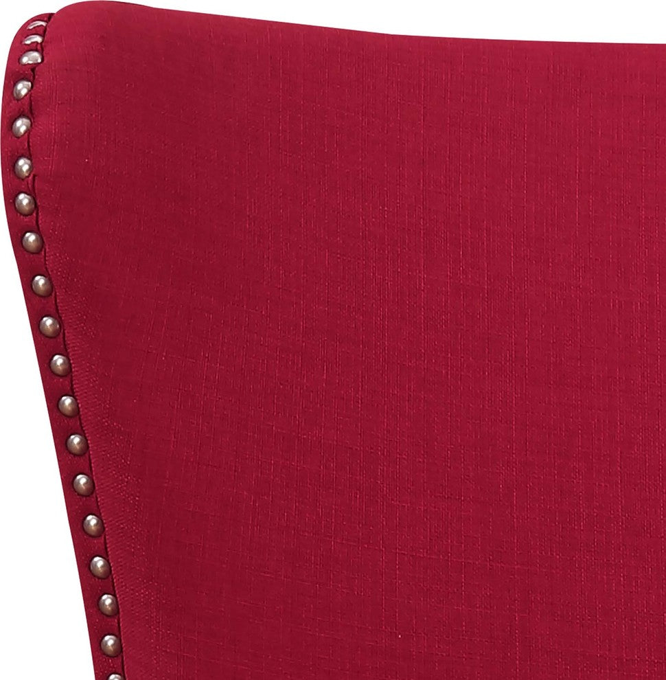 Picket House Furnishings Kegan Accent Chair, Berry