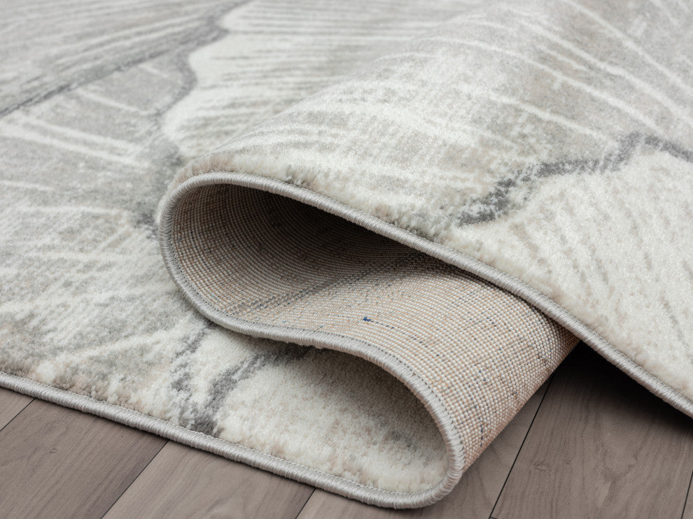 Abani Rugs Arto PRT220 Contemporary Shell Area Rug