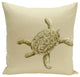 Polyester Decorative Pillow, Tortuga, 18"x18"