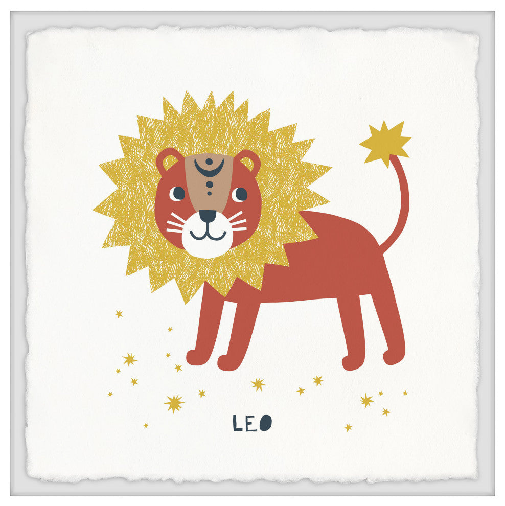 "I'm a Leo" Framed Painting Print, 18x18