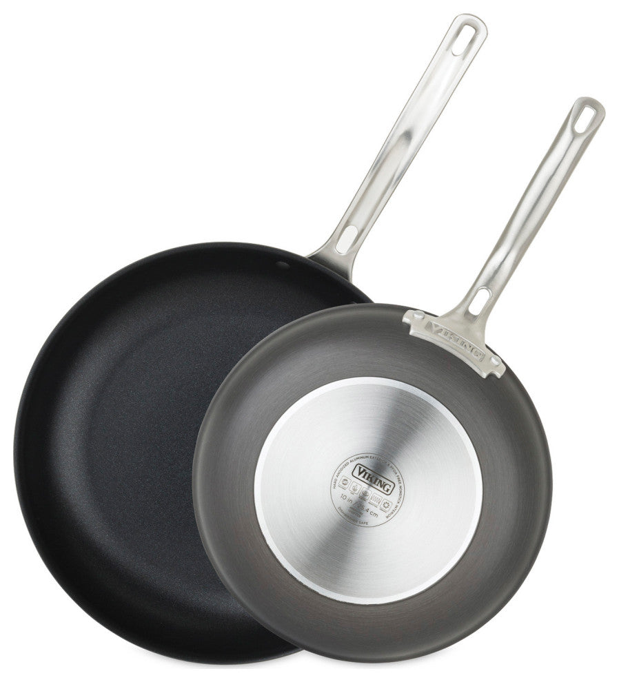 Viking Hard Anodized Nonstick 2-Piece Fry Pan Set, 10" and 12"