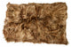 HomeRoots 48" x 72" x 2" Fox Sheepskin Long-haired Area Rug