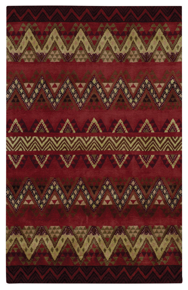 Capel Fort Apache Persimmon 3057_500 Hand Tufted Rugs - 8' X 11' Rectangle