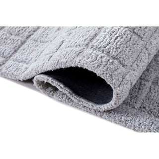 Manhattan Squares Area Rug, Gray, 3'x5'