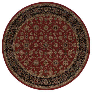 Oriental Weavers Ariana Collection Red/Black Oriental Indoor Area Rug 8' RND